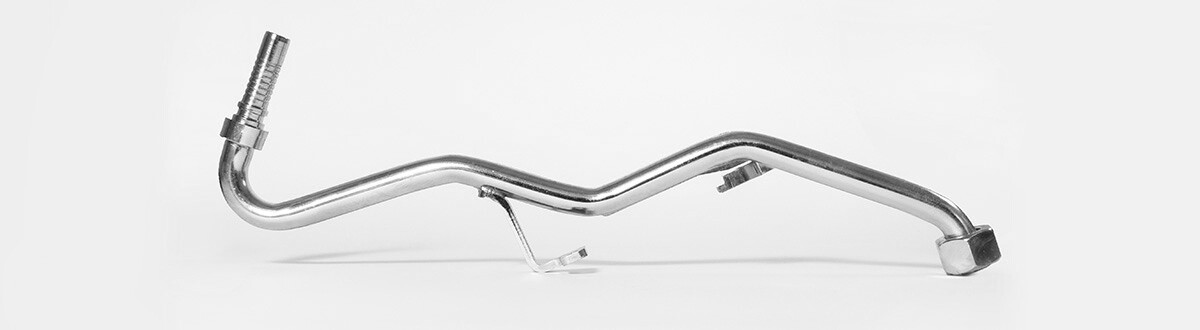 speziell angefertigte Rohrleitung